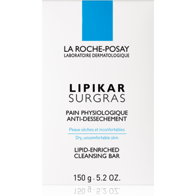 Confezione da 150 gr di La Roche Posay Lipikar Surgras Saponetta Solida Confezione da 150 gr di La Roche Posay Lipikar Surgras Saponetta Solida