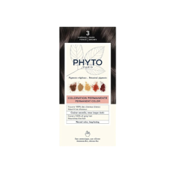 Color Kit 3 Castano Scuro Latte Rivelatore 50 Ml + Crema Colorante 50 Ml + Maschera Protettiva Colore 12 Ml + Guanti