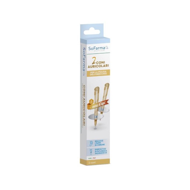 Coni Auricolari Sofarmapiu\' 2 Pezzi Coni Auricolari Sofarmapiu\' 2 Pezzi