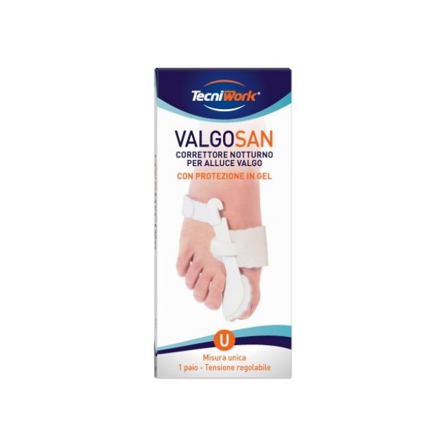 CORRETTORE NOTTURNO PER ALLUCE VALGO DESTRO MISURA UNICA VALGOSAN 1 PEZZO CORRETTORE NOTTURNO PER ALLUCE VALGO DESTRO MISURA UNICA VALGOSAN 1 PEZZO