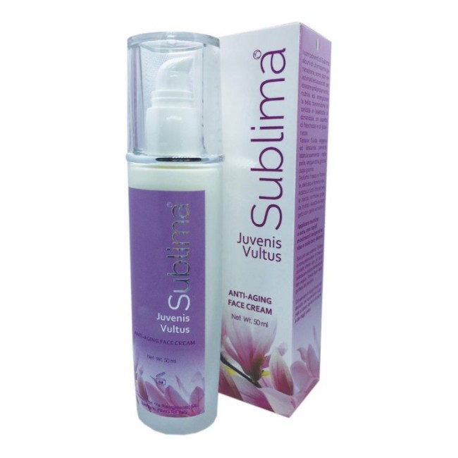 SUBLIMA JUVENIS VULTUS CREMA ANTI AGING VISO COLLO FLACONE 50 ML SUBLIMA JUVENIS VULTUS CREMA ANTI AGING VISO COLLO FLACONE 50 ML
