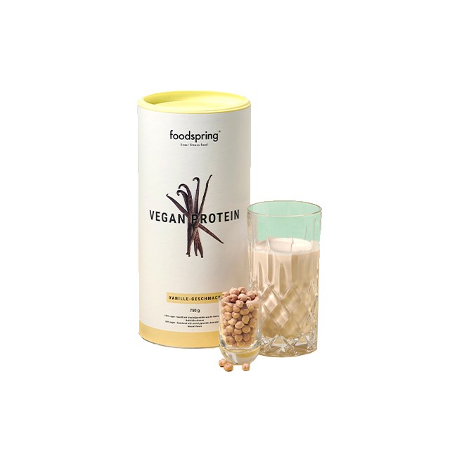 Foodspring Vegan Protein Vaniglia 750 G Foodspring Vegan Protein Vaniglia 750 G