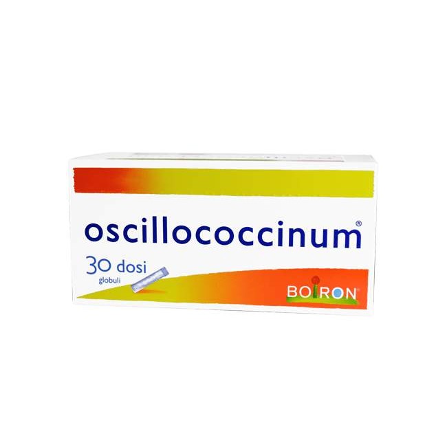 Confezione da 30 tubi dosi di oscillococcinum medicinale omeopatico in globuli. Confezione da 30 tubi dosi di oscillococcinum medicinale omeopatico in globuli.