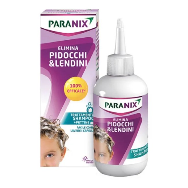 Formato convenienza da 200 Ml di Paranix shampo trattamento anti pidocchi Formato convenienza da 200 Ml di Paranix shampo trattamento anti pidocchi