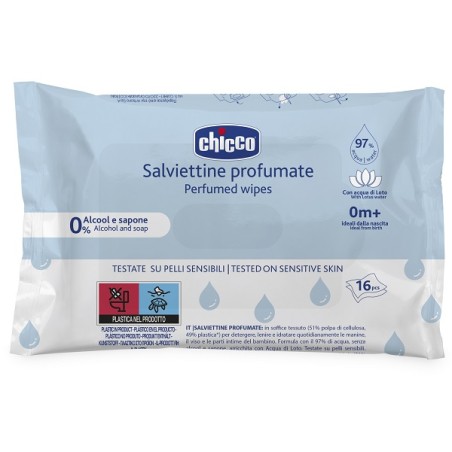 Chicco Salviette Pocket 16 Pezzi Chicco Salviette Pocket 16 Pezzi