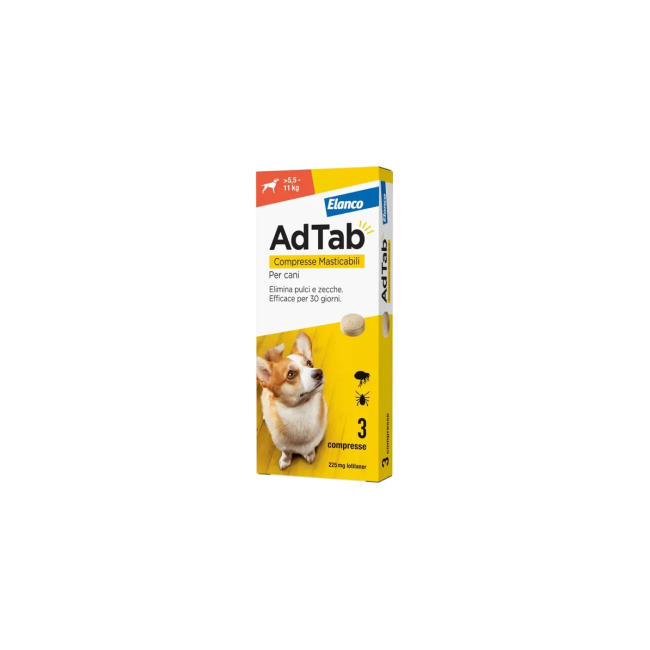 Elanco Adtab Compresse Masticabili Per Cani Elanco Adtab Compresse Masticabili Per Cani