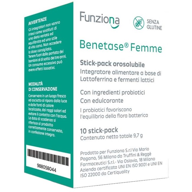 Funziona Benetase Femme 10 Stick Pack Funziona Benetase Femme 10 Stick Pack