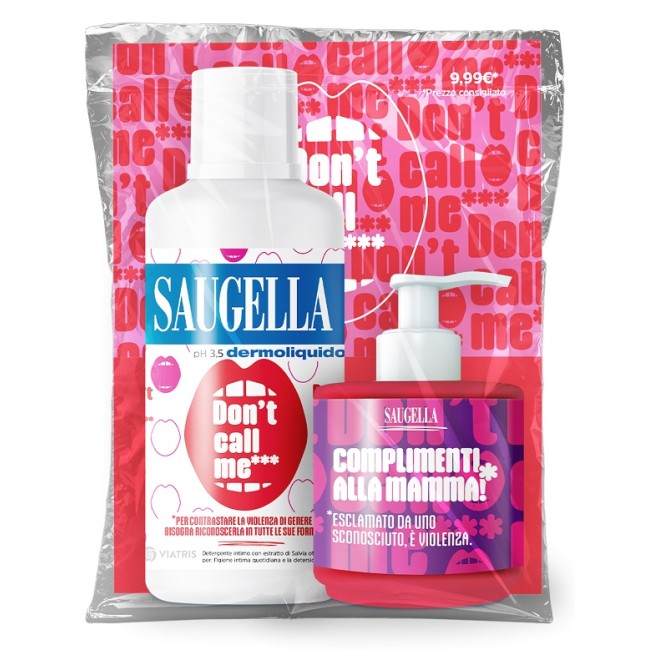 Meda Pharma Saugella Bundle Dermoliquido Don't Call Me 1 Saugella Dermoliquido 500 Ml Con Etichetta Edizione Limitata + 1 Minisi Meda Pharma Saugella Bundle Dermoliquido Don't Call Me 1 Saugella Dermoliquido 500 Ml Con Etichetta Edizione Limitata + 1 Minisi