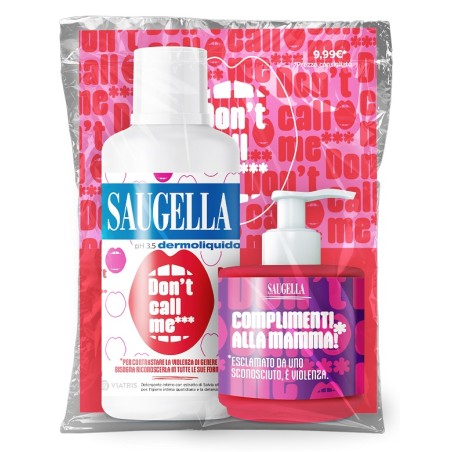 Meda Pharma Saugella Bundle Dermoliquido Don't Call Me 1 Saugella Dermoliquido 500 Ml Con Etichetta Edizione Limitata + 1 Minisi Meda Pharma Saugella Bundle Dermoliquido Don't Call Me 1 Saugella Dermoliquido 500 Ml Con Etichetta Edizione Limitata + 1 Minisi