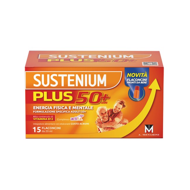 Menarini Sustenium Plus 50+ 15 Flaconcini Menarini Sustenium Plus 50+ 15 Flaconcini