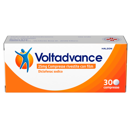 Haleon Voltadvance 25 Mg Compresse Rivestite Con Film Voltadvance 25 Mg Polvere Per Soluzione Orale Diclofenac Sodico