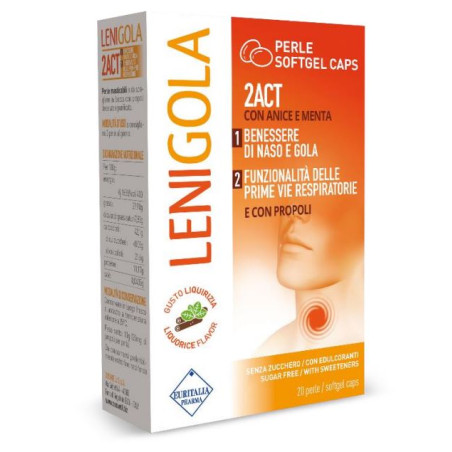 Lenigola Balsamiche Caramelle Gusto Liquirizia 10 Perle