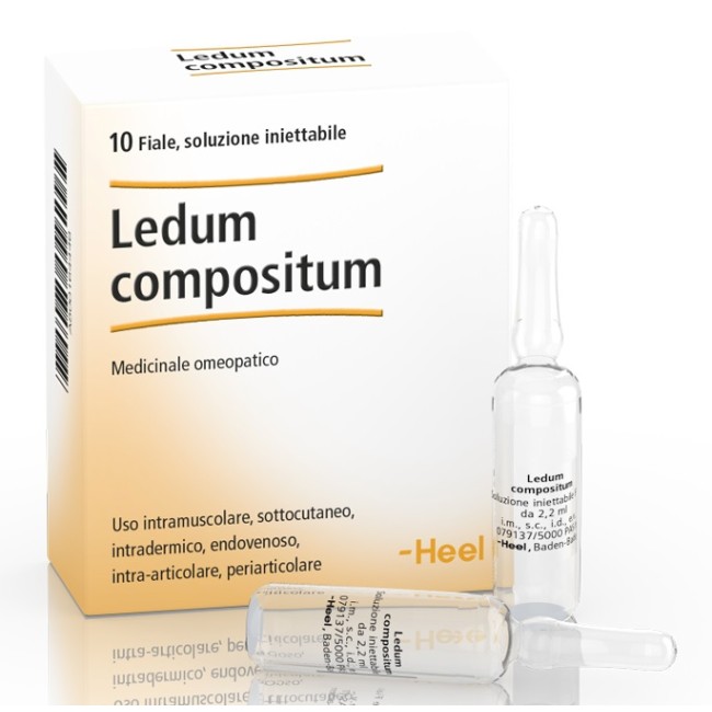 HEEL LEDUM COMPOSITUM 10 FIALE DA 2,2 ML L'UNA HEEL LEDUM COMPOSITUM 10 FIALE DA 2,2 ML L'UNA