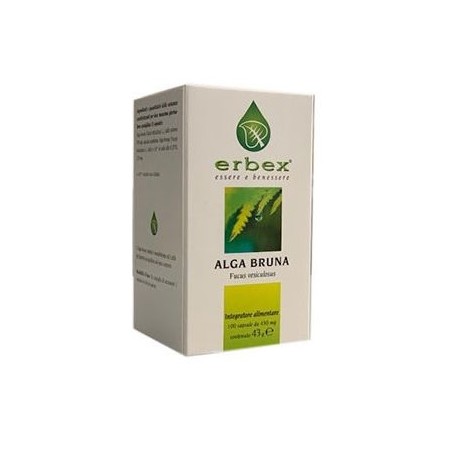 Erbex Alga Bruna 100 Capsule 430mg Erbex Alga Bruna 100 Capsule 430mg