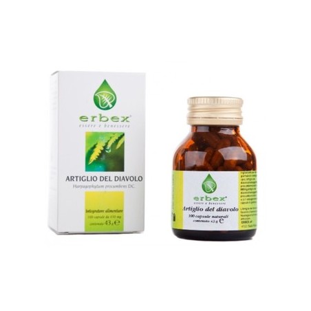 Erbex Artiglio Diavolo 100 Capsule 430mg