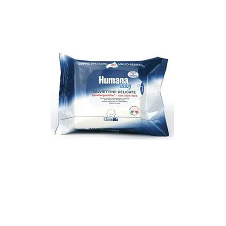 Humana Lineablu Salvietta Detergente 20 Pezzi