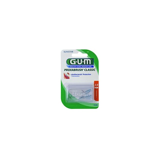 Gum Proxabrush 412 Protezione Antibatterica 8 Pezzi Gum Proxabrush 412 Protezione Antibatterica 8 Pezzi