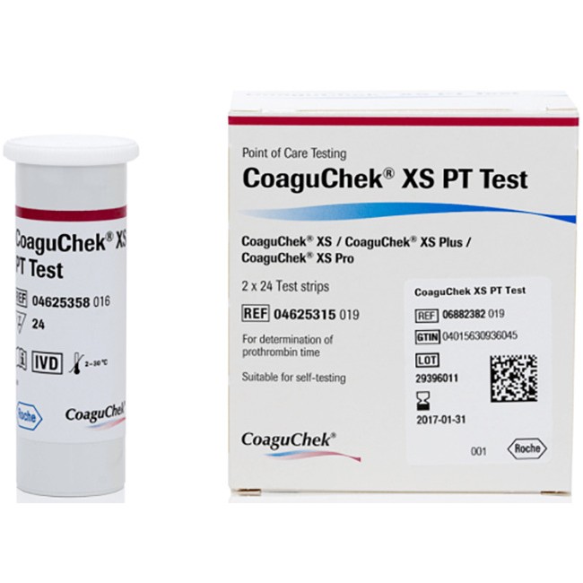 Roche Strisce Reattive Per Apparecchio Autodiagnostico Coaguchek Xs Pt Test 2x24 Pezzi
