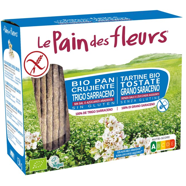 Ekibio Le Pain Des Fleurs Tartine Tostate Al Grano Saraceno Senza Sale E Senza Zuccheri Aggiunti Biologiche 150 G Ekibio Le Pain Des Fleurs Tartine Tostate Al Grano Saraceno Senza Sale E Senza Zuccheri Aggiunti Biologiche 150 G