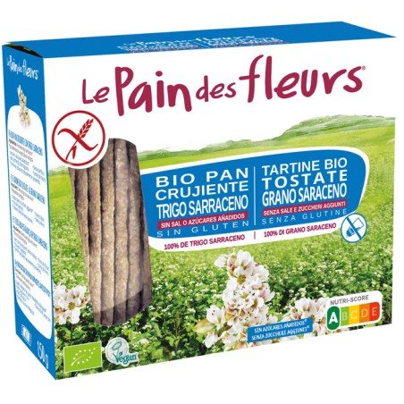 Ekibio Le Pain Des Fleurs Tartine Tostate Al Grano Saraceno Senza Sale E Senza Zuccheri Aggiunti Biologiche 150 G