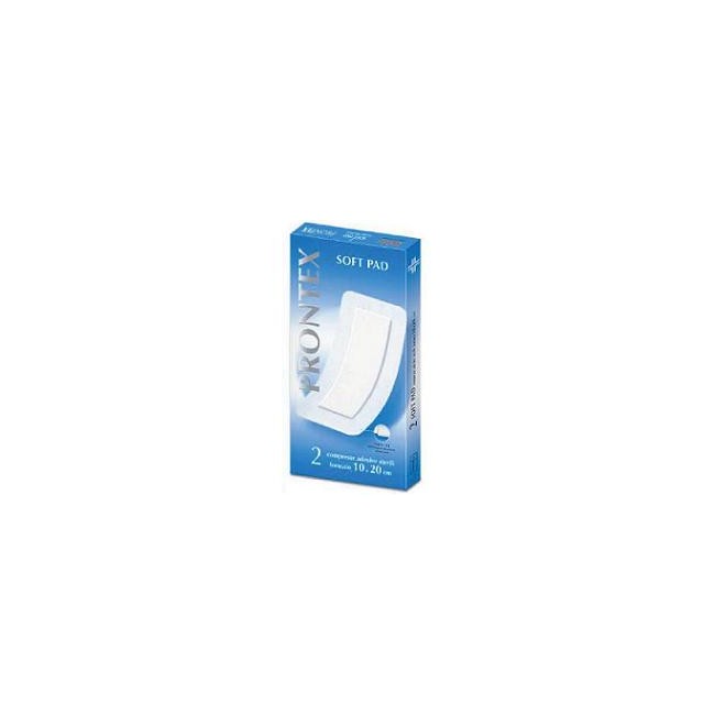 GARZA COMPRESSA PRONTEX SOFT PAD AUTOADESIVA 10X20CM 2 PEZZI GARZA COMPRESSA PRONTEX SOFT PAD AUTOADESIVA 10X20CM 2 PEZZI