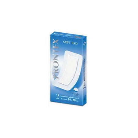 GARZA COMPRESSA PRONTEX SOFT PAD AUTOADESIVA 10X20CM 2 PEZZI GARZA COMPRESSA PRONTEX SOFT PAD AUTOADESIVA 10X20CM 2 PEZZI