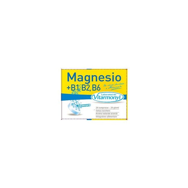 Vitarmonyl Italia Magnesio + B1+ B2+ B6+ B9+ B12 24 Compresse