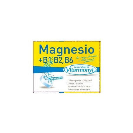 Vitarmonyl Italia Magnesio + B1+ B2+ B6+ B9+ B12 24 Compresse