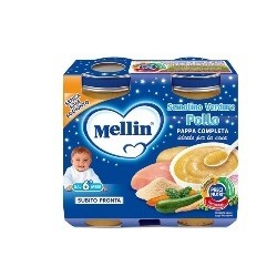 Danone Mellin Baby Cena Completa Pollo Verdure 2 Pezzi 200 G