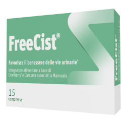 Confezione da 15 compresse di Pegaso Freecist Integratore Per La Funzionalità Delle Vie Urinarie.