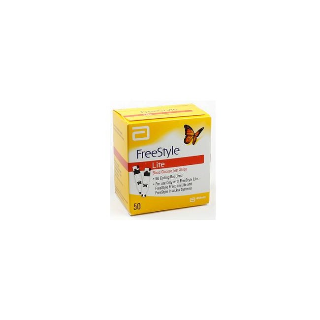 STRISCE MISURAZIONE GLICEMIA FREESTYLE LITE 50 PEZZI STRISCE MISURAZIONE GLICEMIA FREESTYLE LITE 50 PEZZI