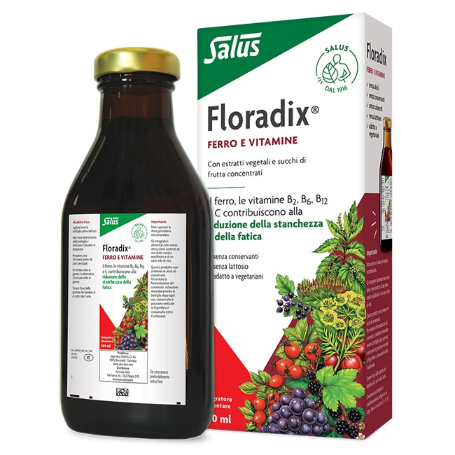 Salus Floradix Linfa D'Erbe Ricca Di Ferro Integratore Alimentare 500ml Salus Floradix Linfa D'Erbe Ricca Di Ferro Integratore Alimentare 500ml