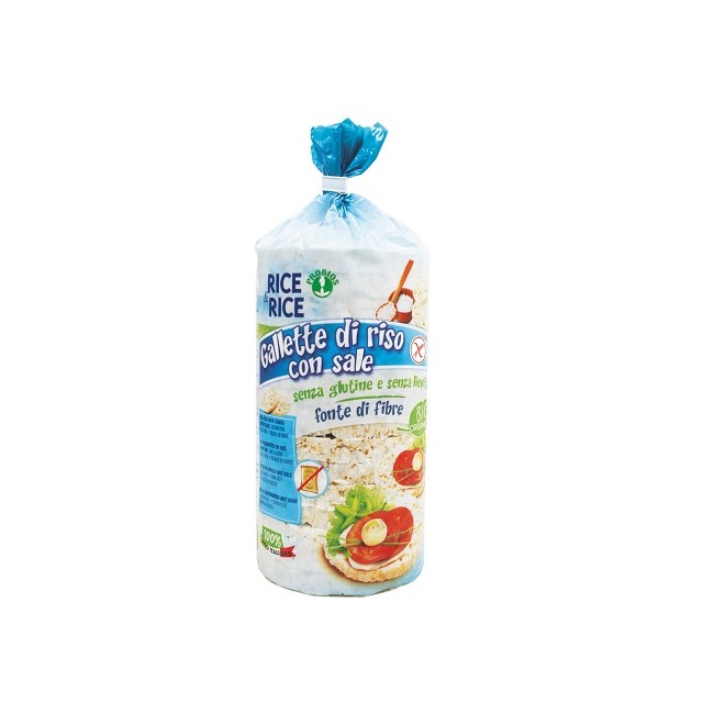 Probios Societa' Benefit Rice&rice Gallette Di Riso Con Sale Senza Lievito 100 G