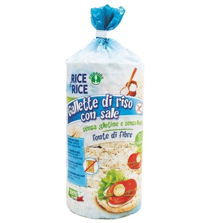 Probios Societa' Benefit Rice&rice Gallette Di Riso Con Sale Senza Lievito 100 G