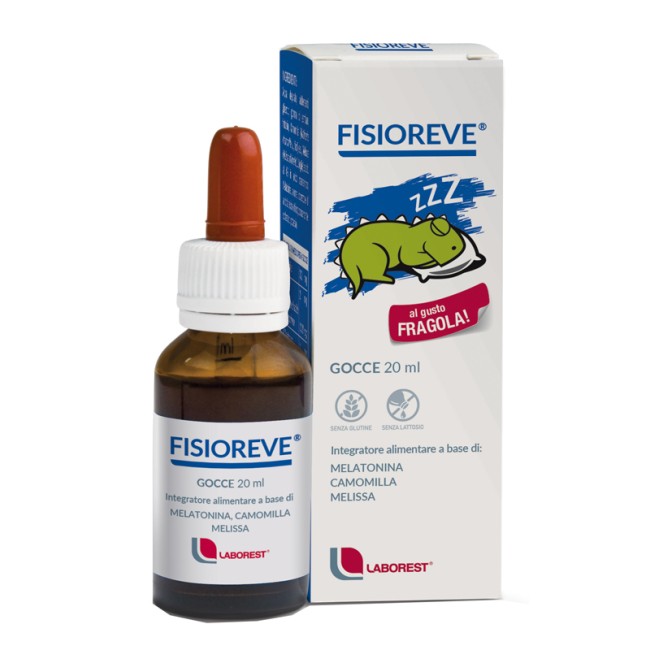 Flacone da 20 ml di Fisioreve CM, integratore per favorire il sonno. Flacone da 20 ml di Fisioreve CM, integratore per favorire il sonno.