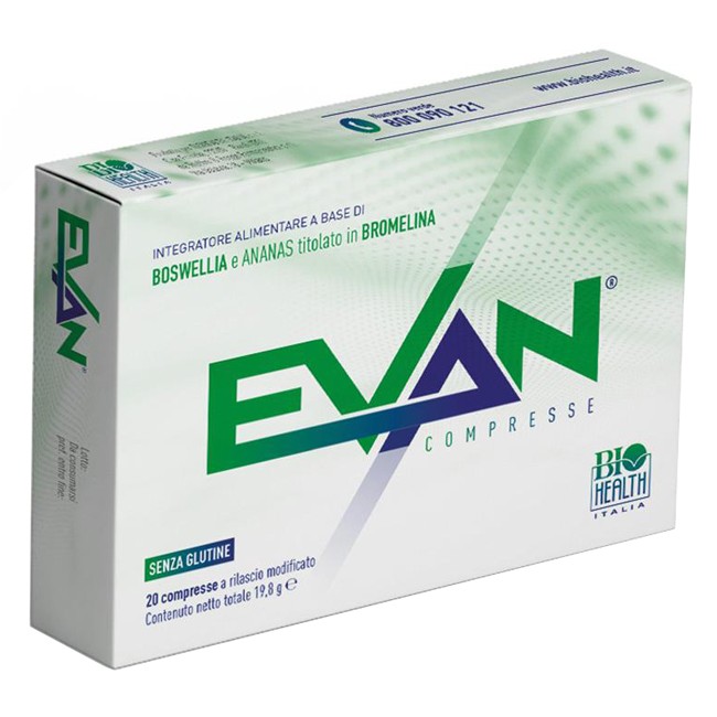 Evan Boswellia Serrata E Ananas Integratore Alimentare 20cpr Evan Boswellia Serrata E Ananas Integratore Alimentare 20cpr