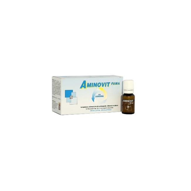 F. A. M. A. Ist. Chim. Biolog. Aminovit Fama Carnosina 10 Flaconcini 10 Ml