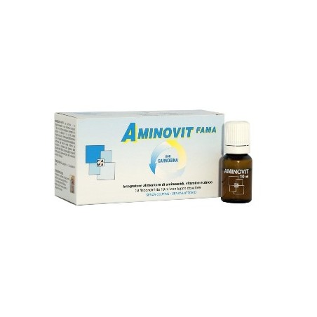 F. A. M. A. Ist. Chim. Biolog. Aminovit Fama Carnosina 10 Flaconcini 10 Ml