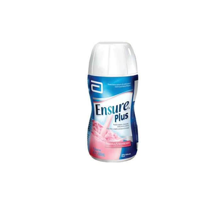 Abbott Ensure Plus Fragola Integratore Alimentare 4x200ml Abbott Ensure Plus Fragola Integratore Alimentare 4x200ml