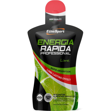 Busta da 50 ml di EthicSport Energia Rapida Professional, integratore per supportare le prestazione atletiche Busta da 50 ml di EthicSport Energia Rapida Professional, integratore per supportare le prestazione atletiche