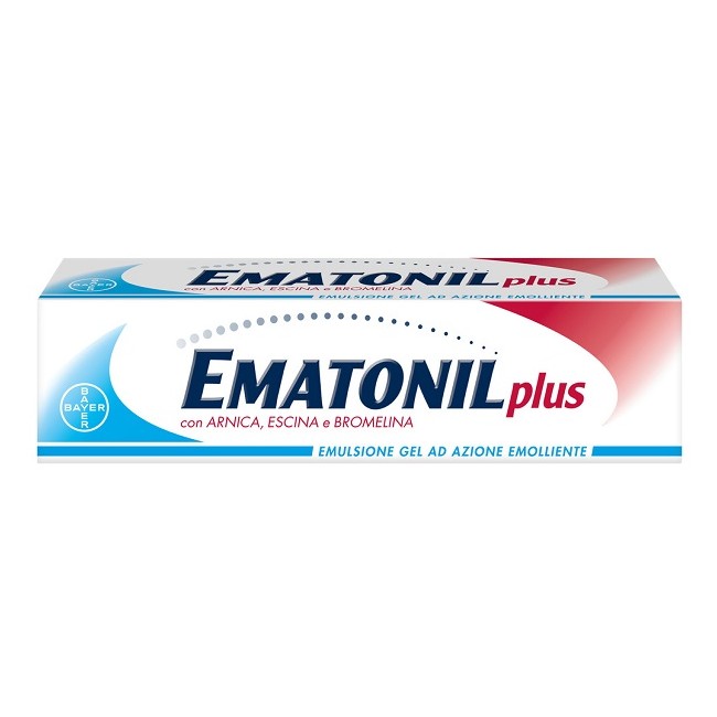 Tubo da 50 ml. di Ematonil Plus Emulgel, crema ad azione lenitiva utile contro traumi ed ematomi. Tubo da 50 ml. di Ematonil Plus Emulgel, crema ad azione lenitiva utile contro traumi ed ematomi.