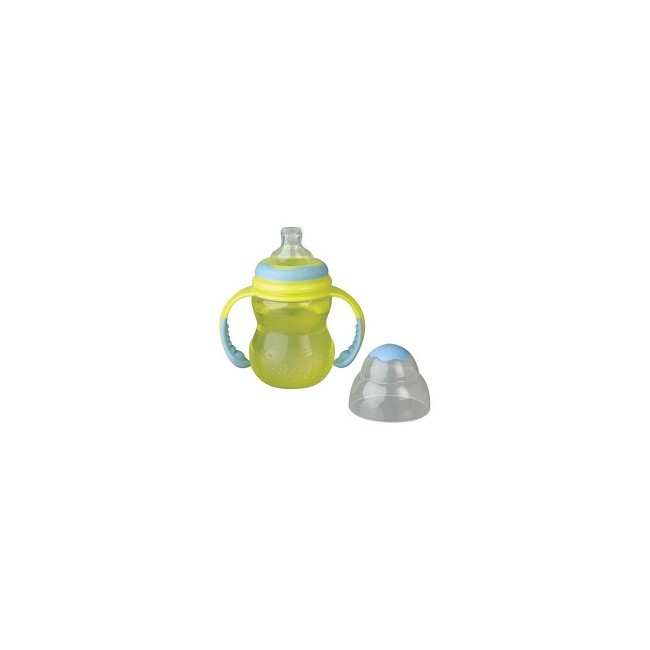 Nuby Biberon Da 240ml Collo Largo Con Beccuccio Nuby Biberon Da 240ml Collo Largo Con Beccuccio
