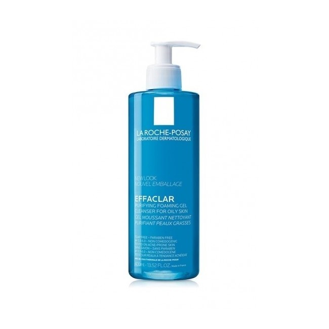 Confezione da 400 Ml di La Roche Posay Effaclar Gel Schiumoso Detergente 400 Ml Confezione da 400 Ml di La Roche Posay Effaclar Gel Schiumoso Detergente 400 Ml