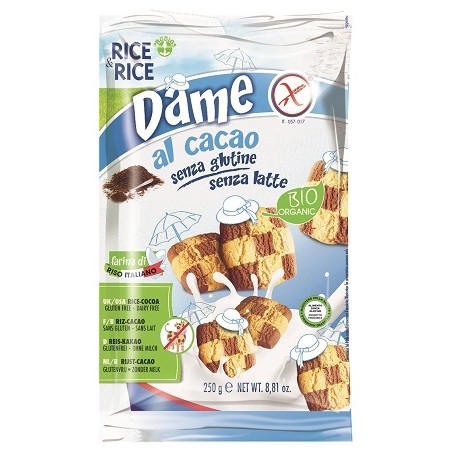 Probios Societa' Benefit Rice&rice Dame Di Riso Con Cacao Senza Latte 250 G Probios Societa' Benefit Rice&rice Dame Di Riso Con Cacao Senza Latte 250 G