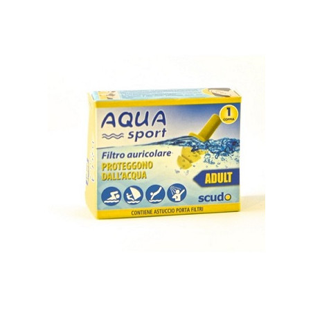 FILTRO AURICOLARE PER ADULTO EARPLUG SCUDO AQUASPORT 2 PEZZI FILTRO AURICOLARE PER ADULTO EARPLUG SCUDO AQUASPORT 2 PEZZI