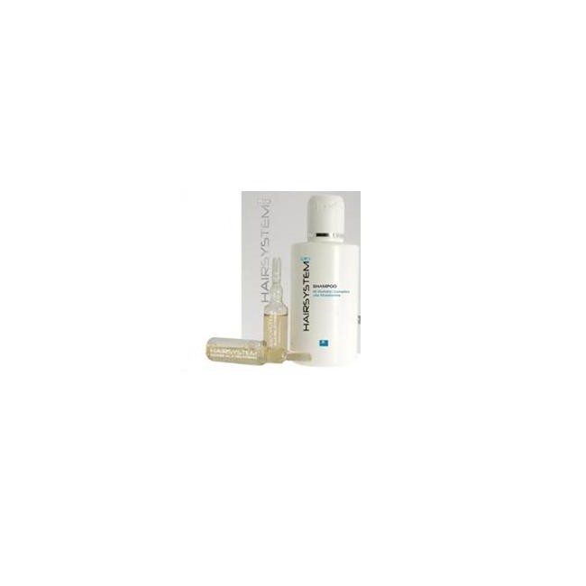 Verdescienza Nat. Bio. Med. Hairsystem Plus M-rinfoltil Complex 15fiale + Shampoo 150ml