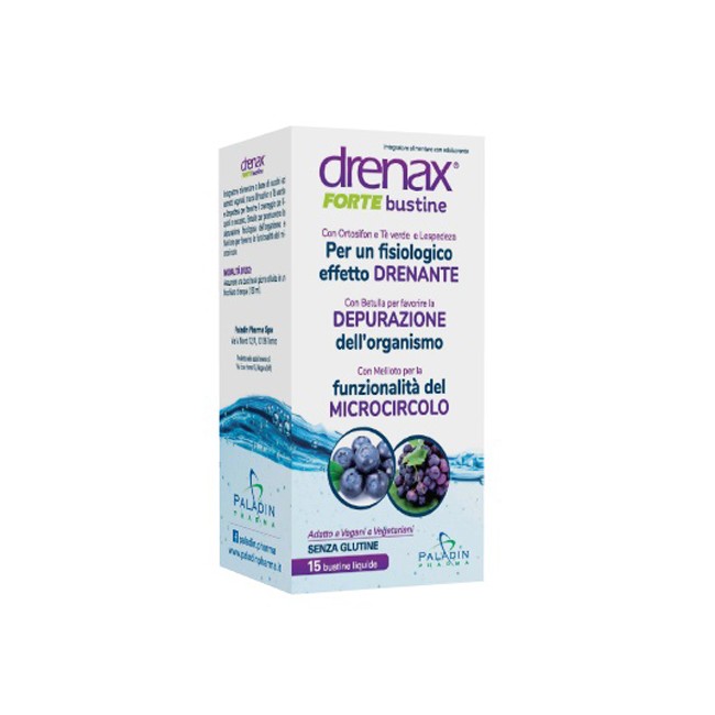 Drenax Forte Mirtillo Integratore Alimentare 15 Stick Pack Drenax Forte Mirtillo Integratore Alimentare 15 Stick Pack