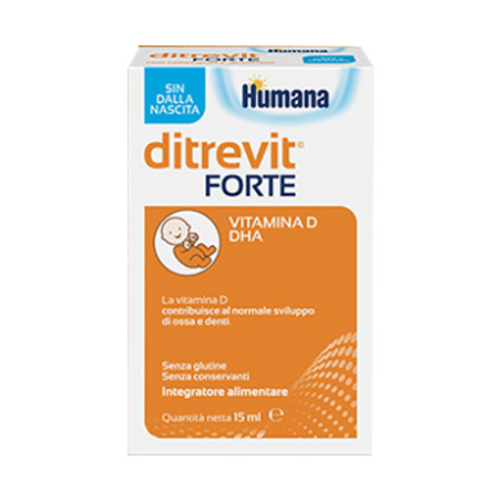 Ditrevit Forte Con Vitamina D e DHA Per Bambini Fin Dalla Nascita 15 Ml Ditrevit Forte Con Vitamina D e DHA Per Bambini Fin Dalla Nascita 15 Ml