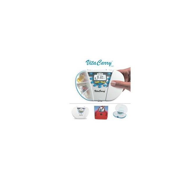 Vitacarry Italia Portapillole Elettronico Con Timer Avanzato Vitacarry Italia Portapillole Elettronico Con Timer Avanzato