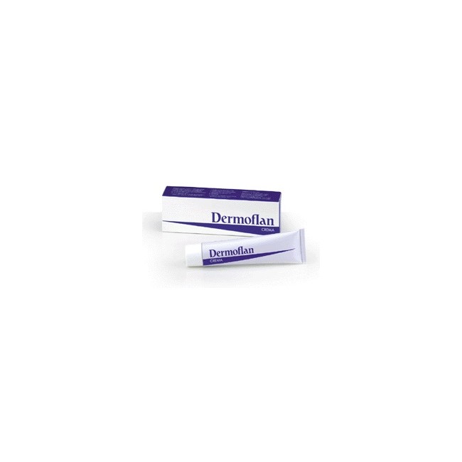 Tubo da 40 ml di Dermoflan, trattamento per dermatiti ed eritemi.
